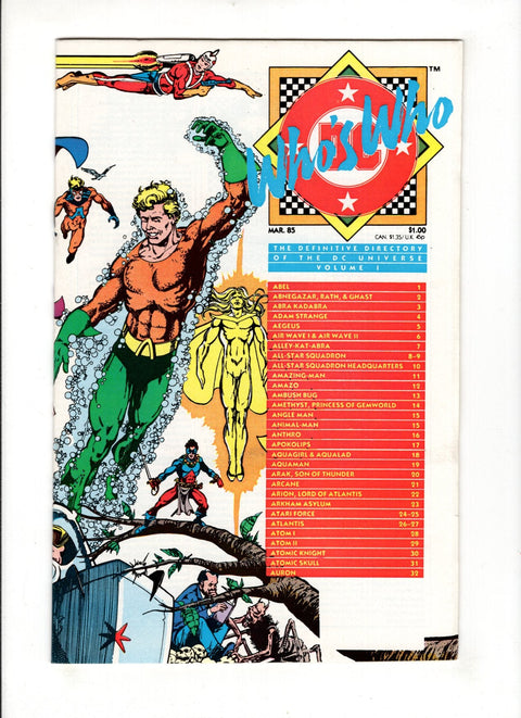 Who's Who: The Definitive Directory of the DC Universe #1A