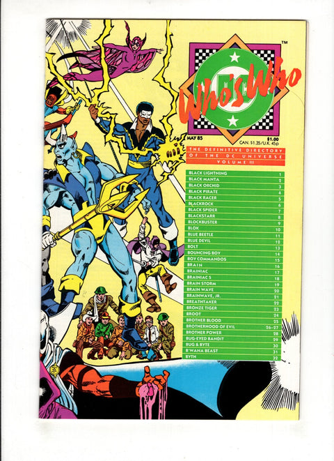 Who's Who: The Definitive Directory of the DC Universe #3A