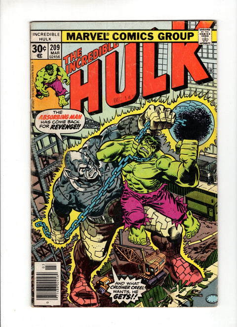 The Incredible Hulk, Vol. 1 #209A
