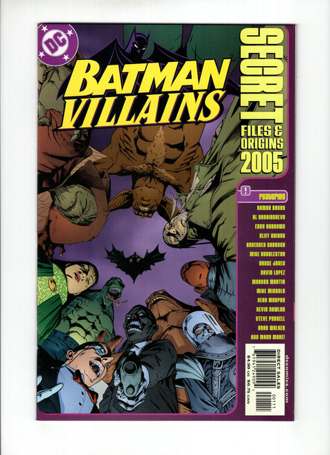 Batman Villains Secret Files and Origins 2005 #1  DC Comics 2005