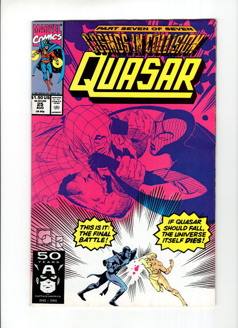 Quasar #25  Marvel Comics 1991