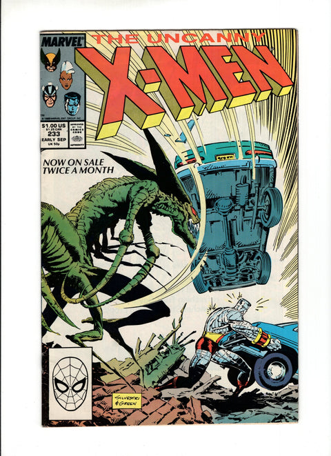 Uncanny X-Men, Vol. 1 #233A  Marvel Comics 1988