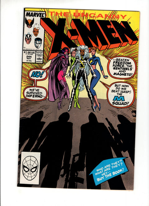 Uncanny X-Men, Vol. 1 #244A First appearance of Jubilee Marvel Comics 1989