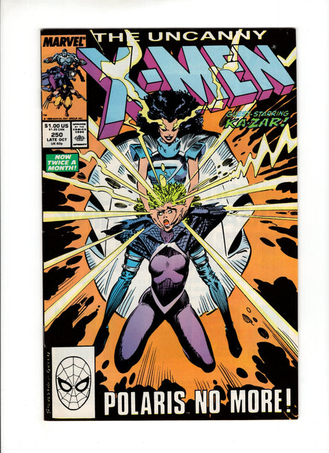 Uncanny X-Men, Vol. 1 #250A  Marvel Comics 1989