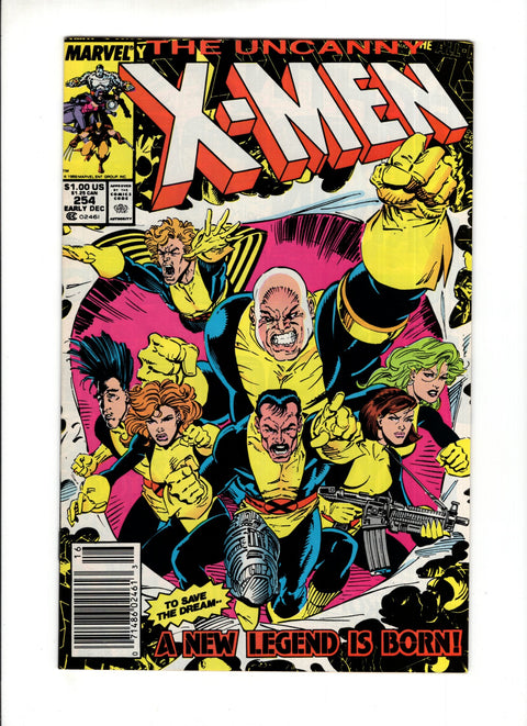 Uncanny X-Men, Vol. 1 #254B  Marvel Comics 1989
