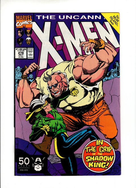 Uncanny X-Men, Vol. 1 #278A  Marvel Comics 1991
