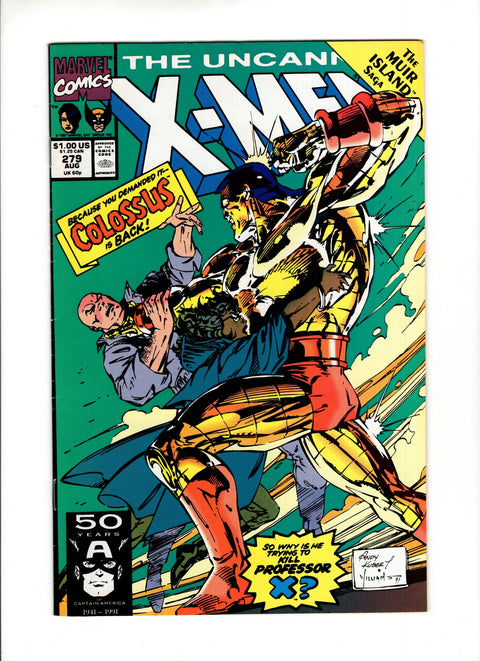 Uncanny X-Men, Vol. 1 #279A  Marvel Comics 1991