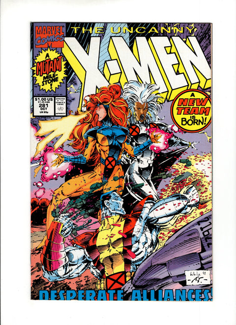 Uncanny X-Men, Vol. 1 #281A  Marvel Comics 1991