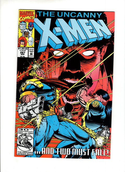 Uncanny X-Men, Vol. 1 #287A  Marvel Comics 1992