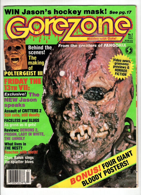 GoreZone #17 Summer Starlog 1991
