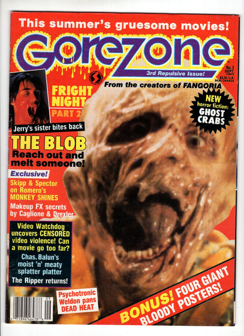 GoreZone #3  Starlog 1990