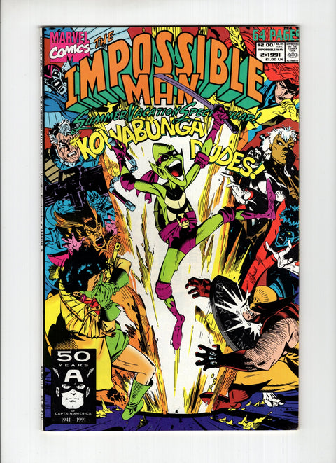 The Impossible Man Summer Vacation Spectacular #2A  Marvel Comics 1991