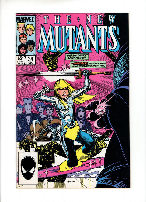 New Mutants, Vol. 1 #34A  Marvel Comics 1985