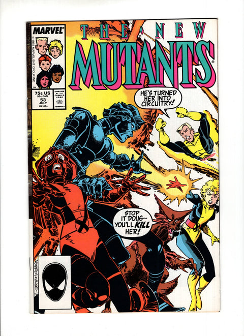 New Mutants, Vol. 1 #53A  Marvel Comics 1987
