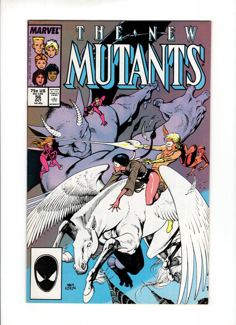 New Mutants, Vol. 1 #56A  Marvel Comics 1987