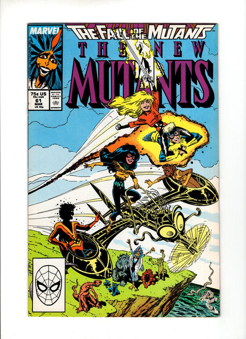 New Mutants, Vol. 1 #61A  Marvel Comics 1987
