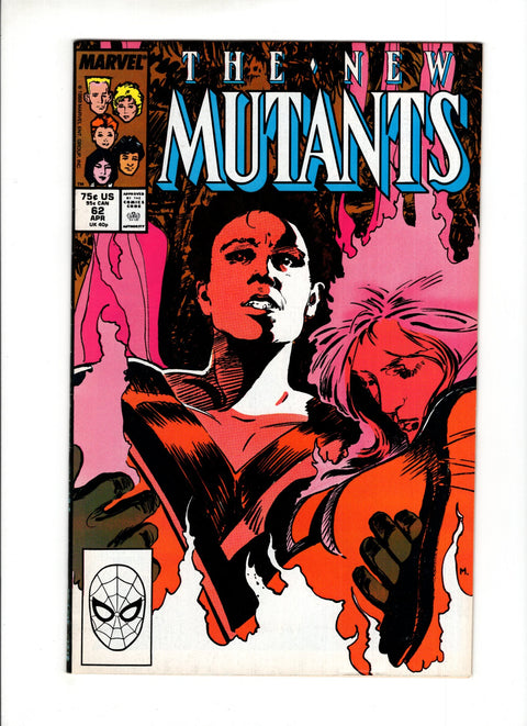 New Mutants, Vol. 1 #62A  Marvel Comics 1987