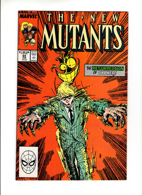 New Mutants, Vol. 1 #64A  Marvel Comics 1988