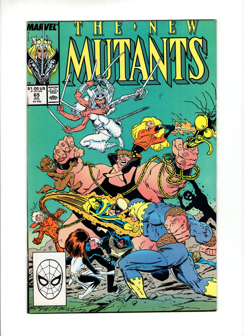 New Mutants, Vol. 1 #65A  Marvel Comics 1988