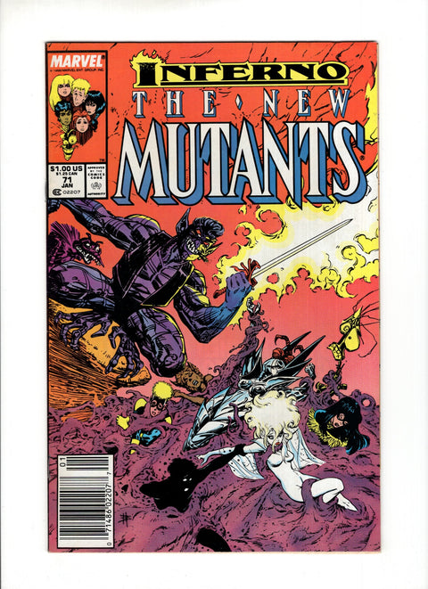 New Mutants, Vol. 1 #71A  Marvel Comics 1988