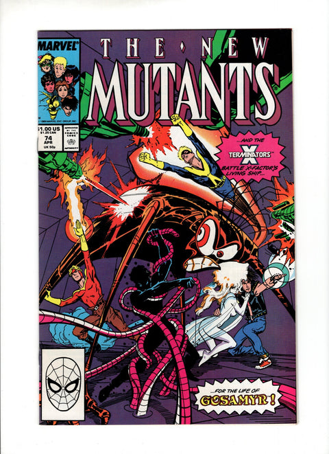New Mutants, Vol. 1 #74A  Marvel Comics 1988
