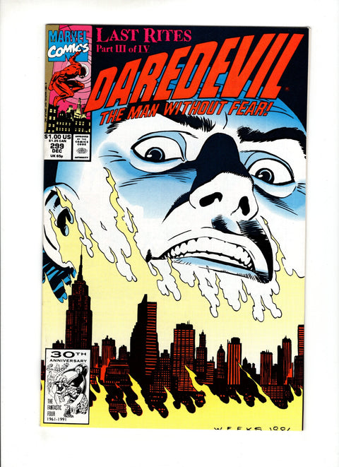 Daredevil, Vol. 1 #299A  Marvel Comics 1991