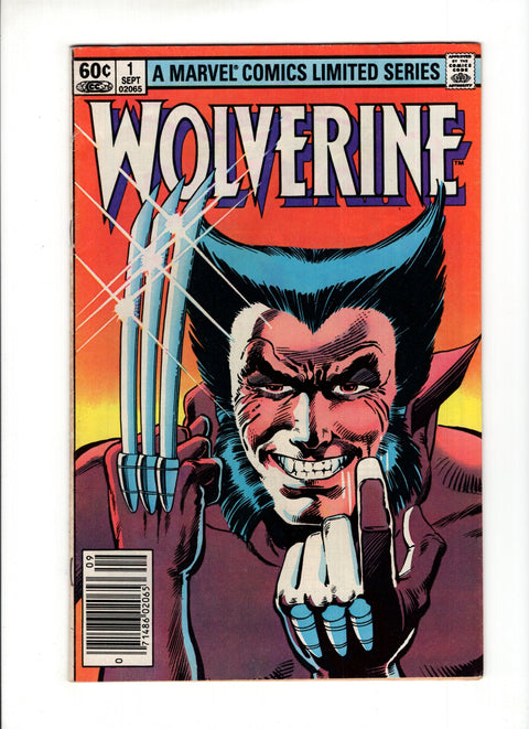 Wolverine, Vol. 1 #1B First solo Wolverine comic Marvel Comics 1982