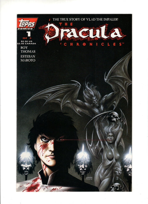 Dracula Chronicles #1-3 Complete Series Topps Comics 1995
