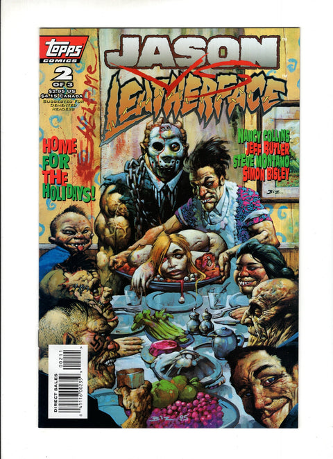 Jason vs. Leatherface #2  Topps Comics 1995