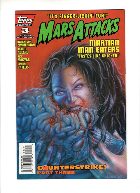 Mars Attacks, Vol. 2 #3  Topps Comics 1995