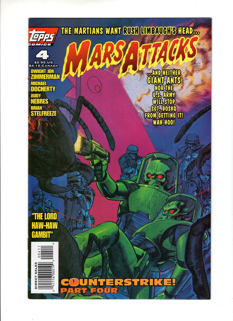 Mars Attacks, Vol. 2 #4  Topps Comics 1996