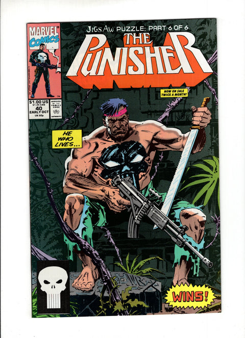 The Punisher, Vol. 2 #40A  Marvel Comics 1990