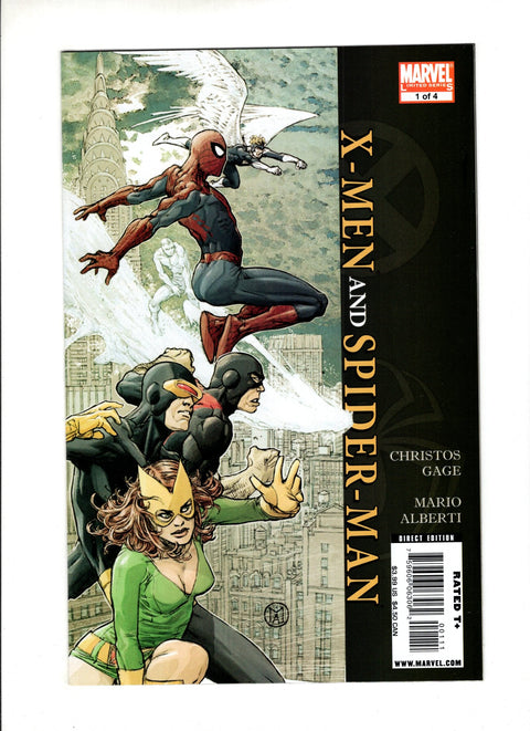 X-Men / Spider-Man #1-4 Complete Series Marvel Comics 2008