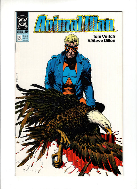 Animal Man, Vol. 1 #33  DC Comics 1991