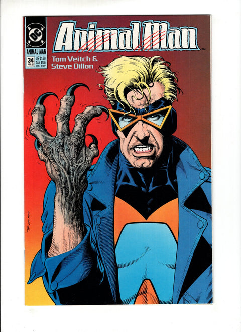 Animal Man, Vol. 1 #34  DC Comics 1991