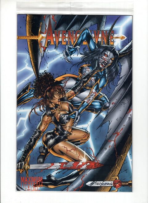 Avengelyne, Vol. 1 #2A Polybagged with Avengelyne trading card Maximum Press 1995