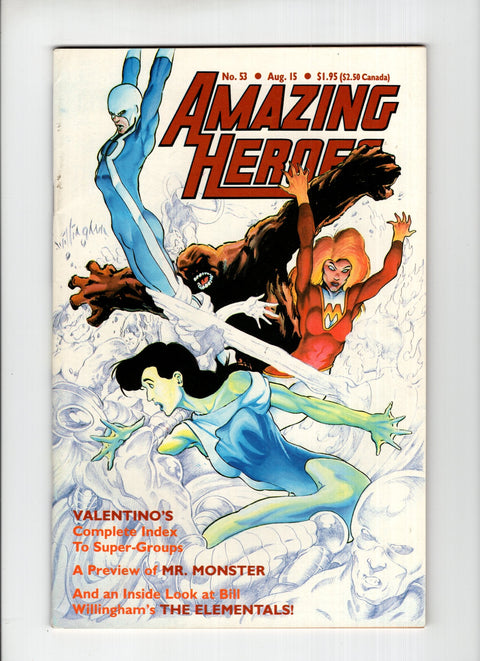 Amazing Heroes #53  Fantagraphics 1986