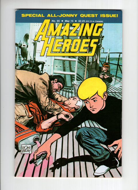 Amazing Heroes #95  Fantagraphics 1986