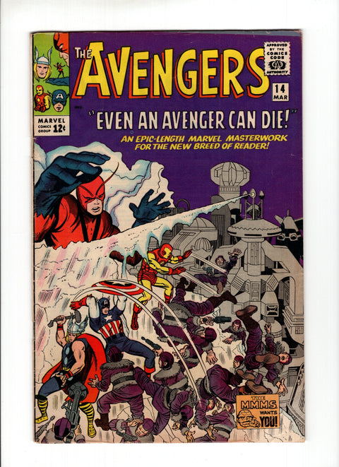 The Avengers, Vol. 1 #14  Marvel Comics 1965