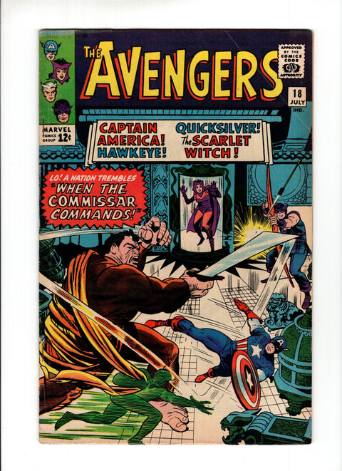 The Avengers, Vol. 1 #18  Marvel Comics 1965