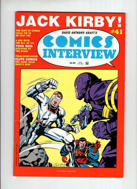 David Anthony Kraft's Comics Interview #41  Fictioneer Publication 1985