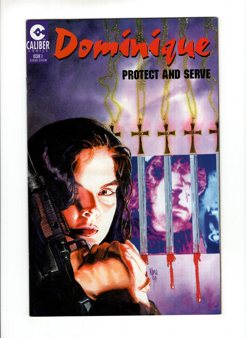 Dominique: Protect and Serve #1  Caliber Comics 1994