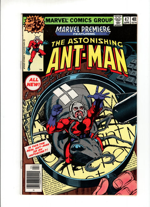 Marvel Premiere #47A First appearance & origin of Scott Lang as Ant-Man Marvel Comics 1979