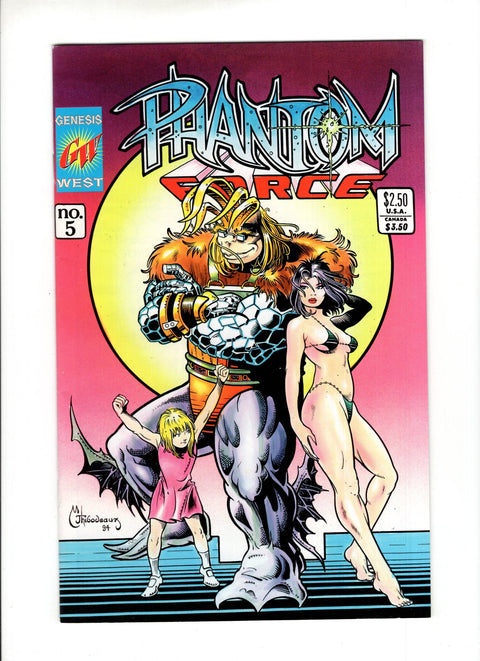 Phantom Force #5  Genesis West Comics 1994