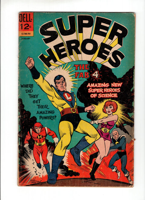 Super Heroes (Dell Publishing Co.) #1 First appearance and origin of The Fab Four Dell Publishing Co. 1967