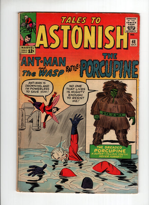 Tales to Astonish, Vol. 1 #48A First appearance of Porcupine Marvel Comics 1963