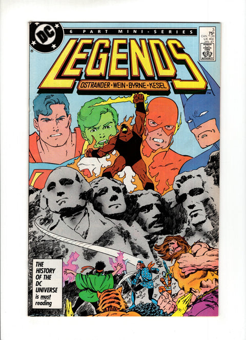 Legends #3A  DC Comics 1986