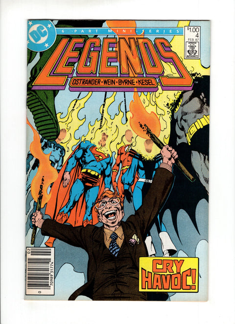 Legends #4C  DC Comics 1986