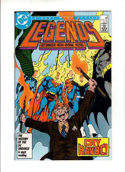 Legends #4A  DC Comics 1986