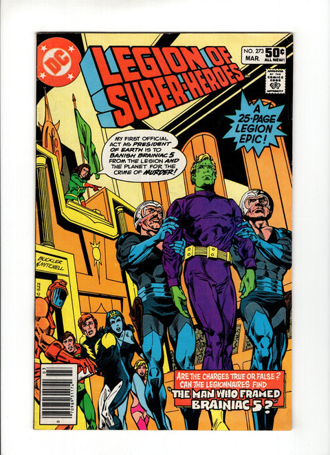 Legion of Super-Heroes, Vol. 2 #273A  DC Comics 1981